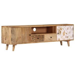 TV Cabinet 140x30x40 cm Mango Wood