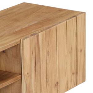 Tv Cabinet 140X30X45 Cm Solid Acacia Wood