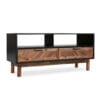 TV Cabinet Solid Acacia Wood 100x35x45 cm