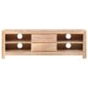 TV Cabinet Solid Acacia Wood 120x30x40 cm Light Brown