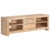 TV Cabinet Solid Acacia Wood 120x30x40 cm Light Brown