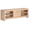 TV Cabinet Solid Acacia Wood 120x30x40 cm Light Brown