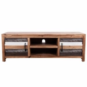 TV Cabinet Solid Acacia Wood 120x35x40 cm