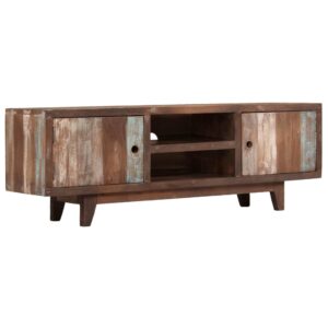 Vintage Acacia Wood TV Cabinet 118x30x40cm