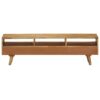 TV Cabinet Solid Mango Wood 140x30x41 cm
