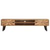 Retro Style TV Cabinet Solid Mango Wood 145x35x35 cm