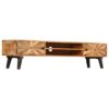 Retro Style TV Cabinet Solid Mango Wood 145x35x35 cm