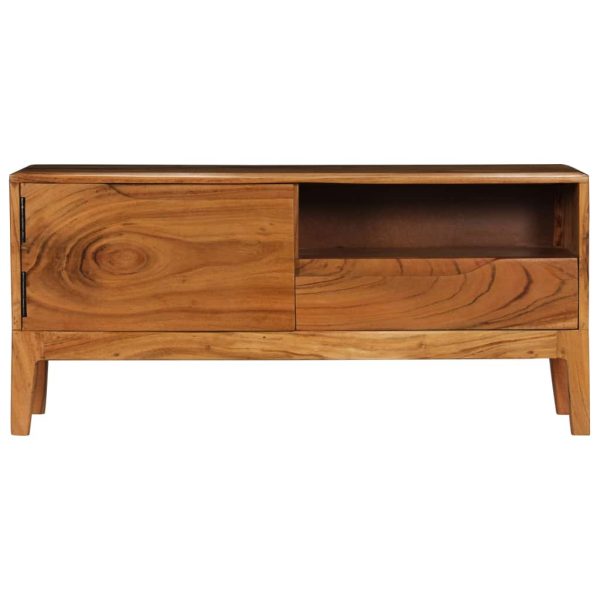 Tv Cabinet Solid Wood 88X30X40 Cm
