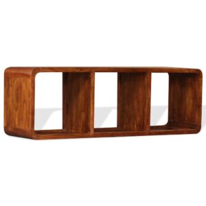 TV Cabinet Solid Wood with Sheesham Finish 120x30x40 cm