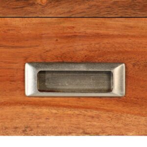 TV Cabinet with Drawers Solid Acacia Wood Sheesham Finish 140cm