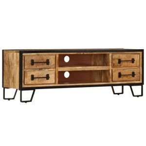 TV Cabinet with Drawers Solid Mango Wood