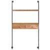 Wall Desk 90x40x170 cm Solid Acacia Wood