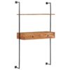 Wall Desk 90x40x170 cm Solid Acacia Wood