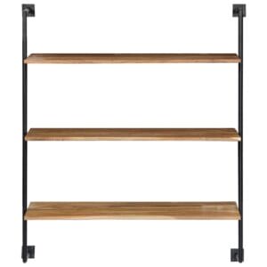 Wall Shelf 94x35x113 cm Solid Acacia Wood