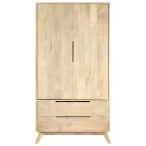 Wardrobe 100x55x190 cm Solid Mango Wood