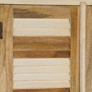 Wardrobe Solid Mango Wood 100x50x200 cm