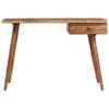 Writing Table Solid Acacia Wood 110x50x76 cm