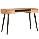 Writing Table Solid Acacia Wood 118x45x76 cm 3