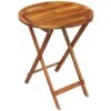 3 Piece Folding Bistro Set solid Acacia Wood