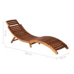 3 Piece Outdoor Lounge Set Solid Acacia Wood Brown 6