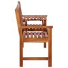 3-Seater Garden Bench with Table 158 cm Solid Acacia Wood Brown