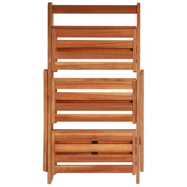 3-Tier Plant Stand 50X63X80 Cm Solid Acacia Wood
