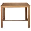 Bar Table Solid Acacia Wood 120x60x105 cm