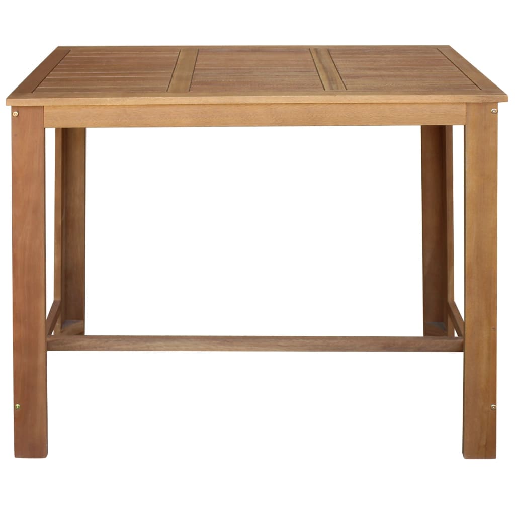 Bar Table Solid Acacia Wood 120x60x105 cm