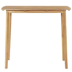 Bar Table Solid Acacia Wood 120x60x105 cm
