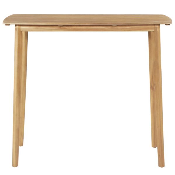 Bar Table Solid Acacia Wood 120X60X105 Cm