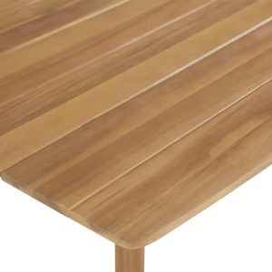 Bar Table Solid Acacia Wood 120X60X105 Cm