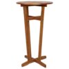 Bar Table Solid Acacia Wood 60x105 cm