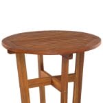 Bar Table Solid Acacia Wood 60×105 cm 3