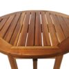 Bar Table Solid Acacia Wood 60x105 cm