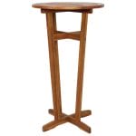 Bar Table Solid Acacia Wood 60×105 cm 1