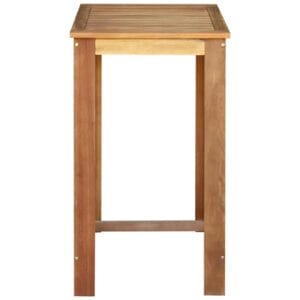 Bar Table Solid Acacia Wood 60x60x105 cm