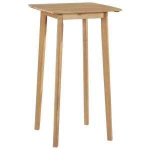 Bar Table Solid Acacia Wood 60x60x105 cm