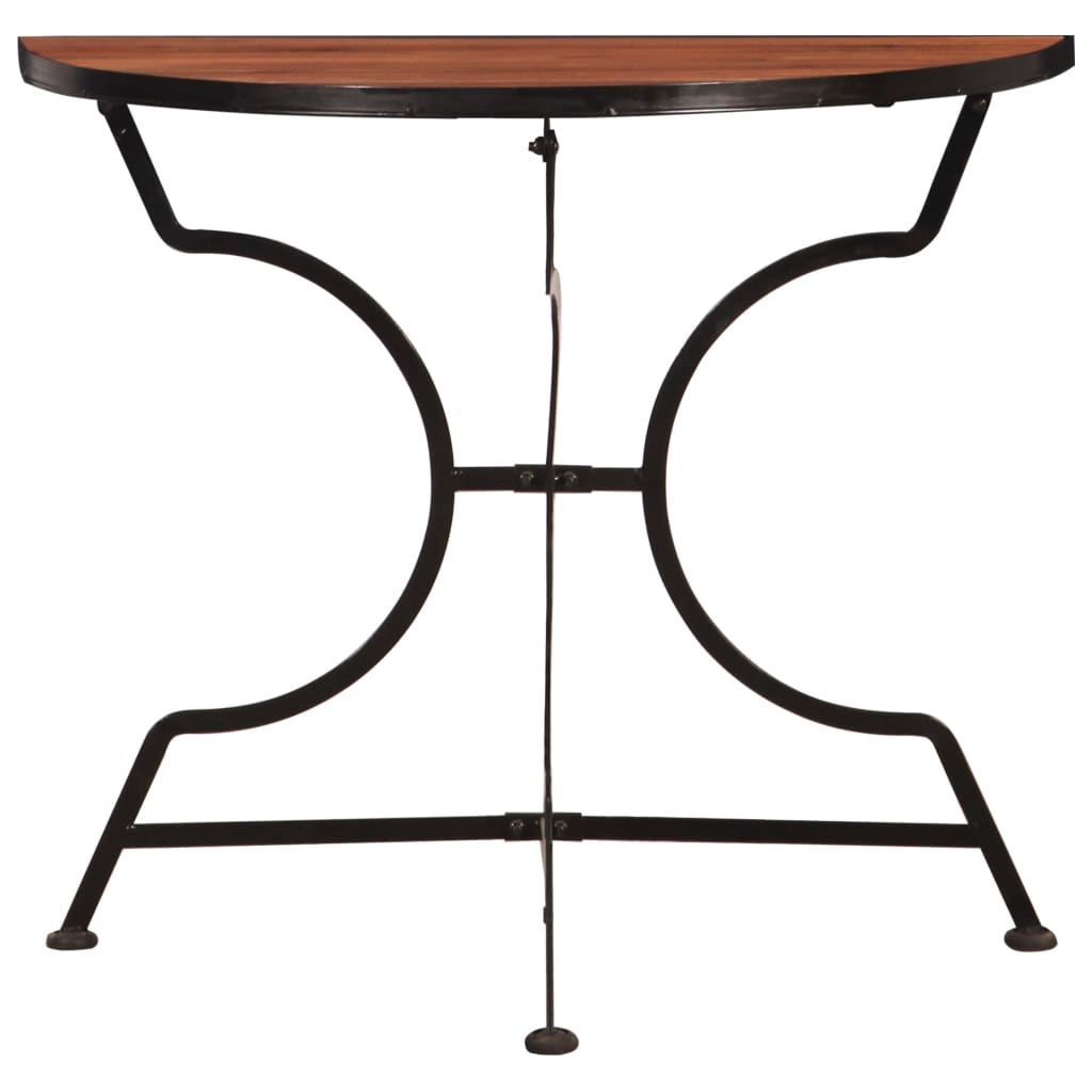 Bistro Balcony Table 85x43x75 cm Solid Acacia Wood