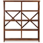 Bookshelf Solid Acacia Wood Sheesham 160x30x180 cm 2