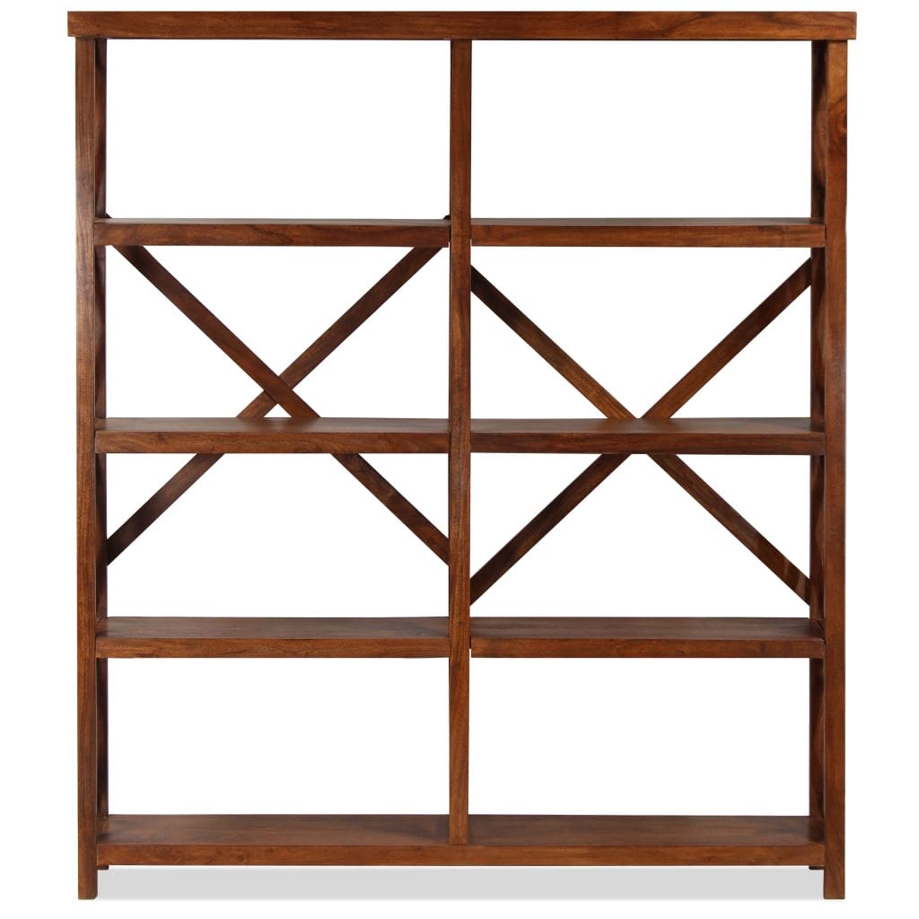 Bookshelf Solid Acacia Wood Sheesham 160x30x180 cm