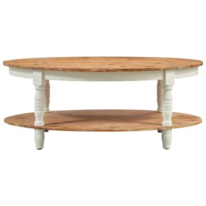 Coffee Table 102x62.5x42 cm Solid Acacia Wood