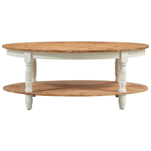 Coffee Table 102x62.5x42 cm Solid Acacia Wood