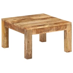 Coffee Table 60x60x35 cm Solid Mango Wood