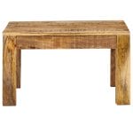 Coffee Table 60x60x35 cm Solid Mango Wood 3