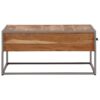 Coffee Table 75x75x35 cm Solid Acacia Wood