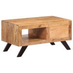 Coffee Table 90x50x45 cm Solid Acacia Wood 3