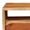 Coffee Table & TV Stand Solid Acacia Wood Live Edges 90x50x40 cm Natural