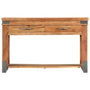 Console Table 120x35x75 cm Solid Acacia Wood