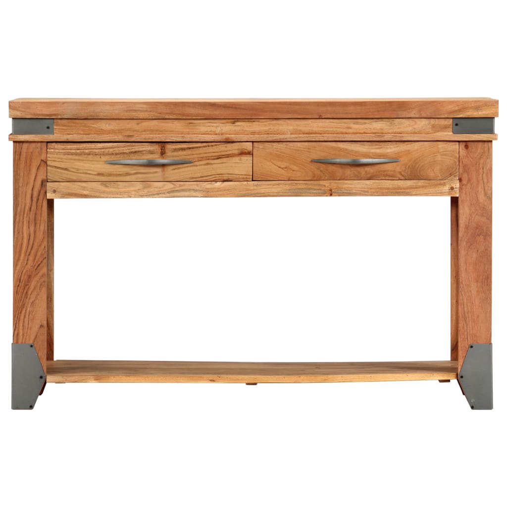 Console Table 120x35x75 cm Solid Acacia Wood