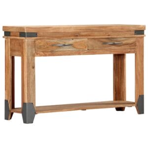 Console Table 120x35x75 cm Solid Acacia Wood